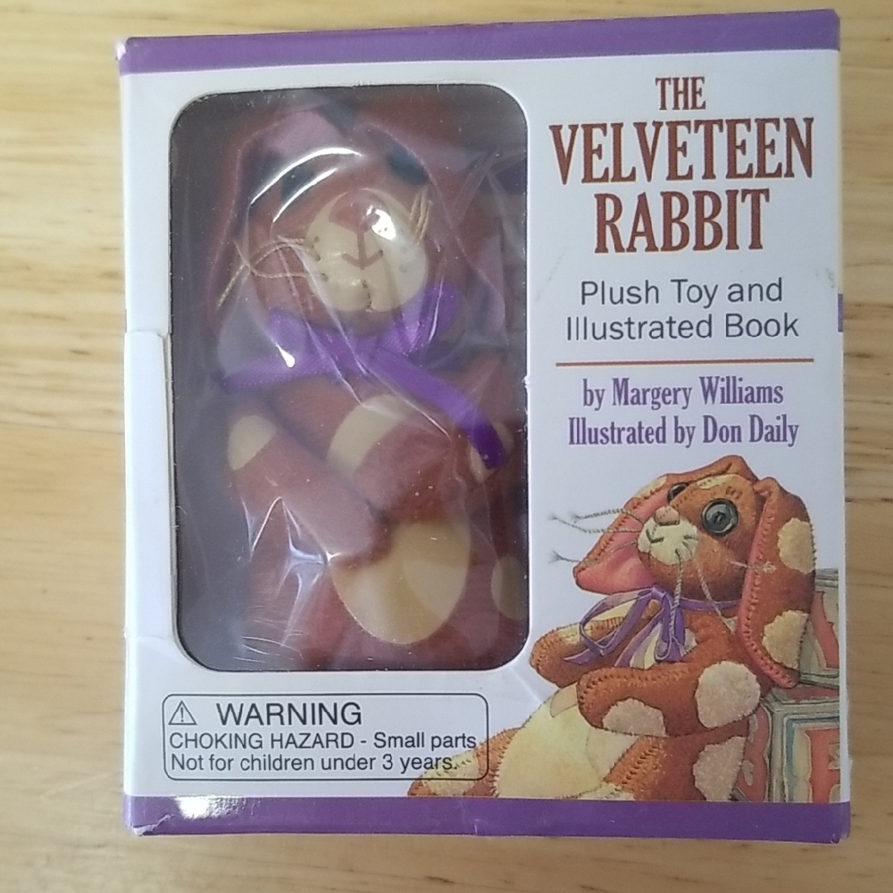 The Velveteen Rabbit Miniture Plush Toy and Illustrated Book